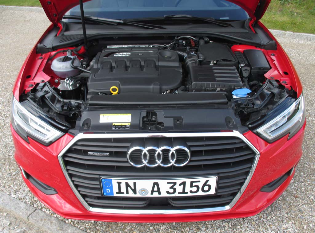Audi A3: Samt S3 stehen vier Turbobenziner und drei Turbodiesel zur Wahl.