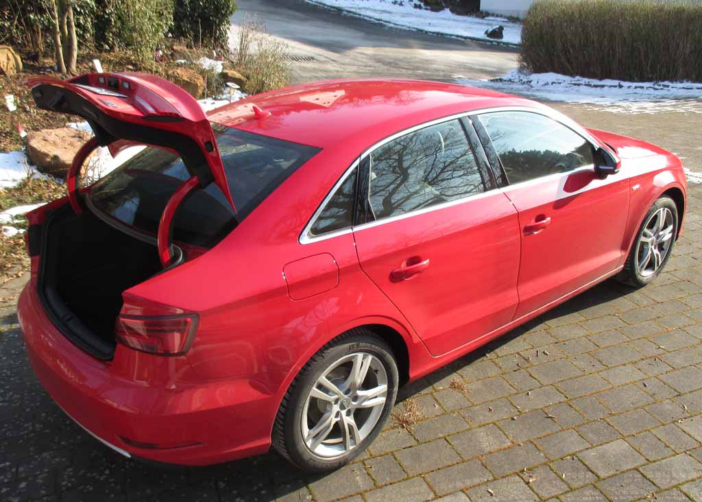 Audi A3: Das Gepäckabteil der Quattro-Version fasst 390 bis 845 Liter. 