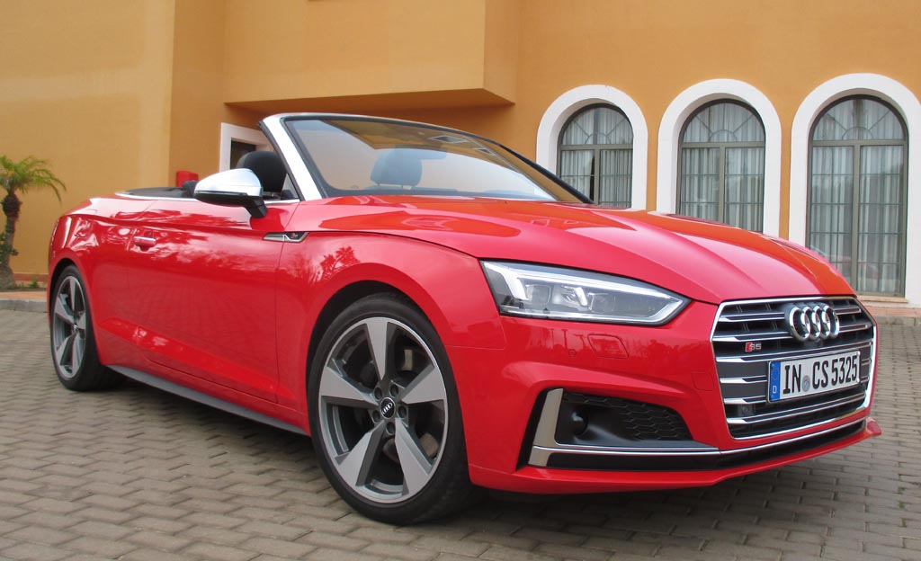 Audi S5 Cabrio: Das Spitzenmodell fährt noch sportlicher vor.