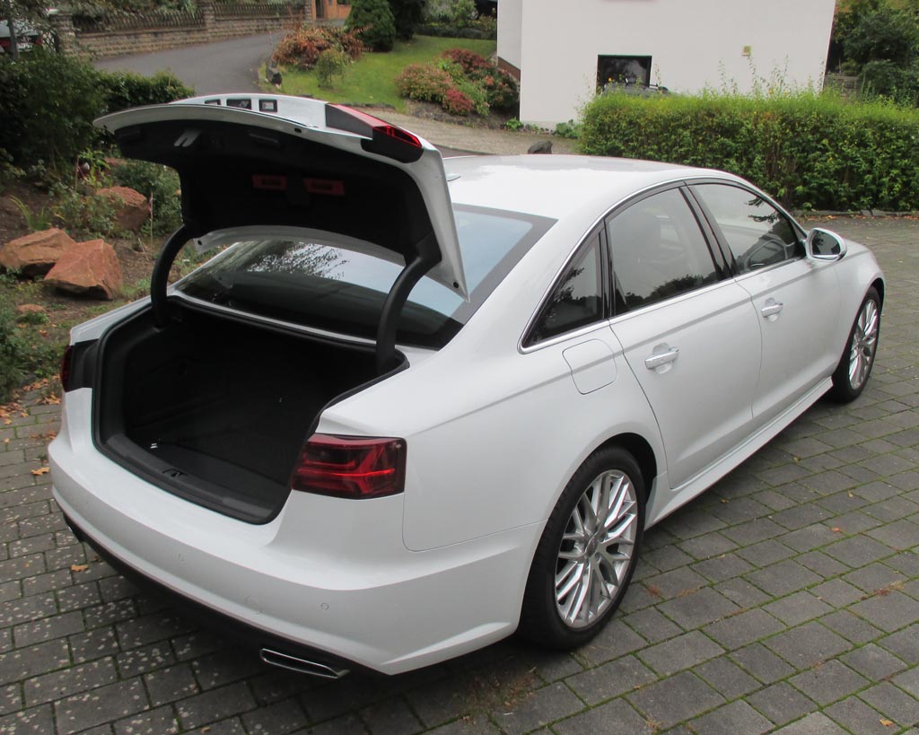 Audi A6: Das Gepäckabteil fasst 530 Liter.