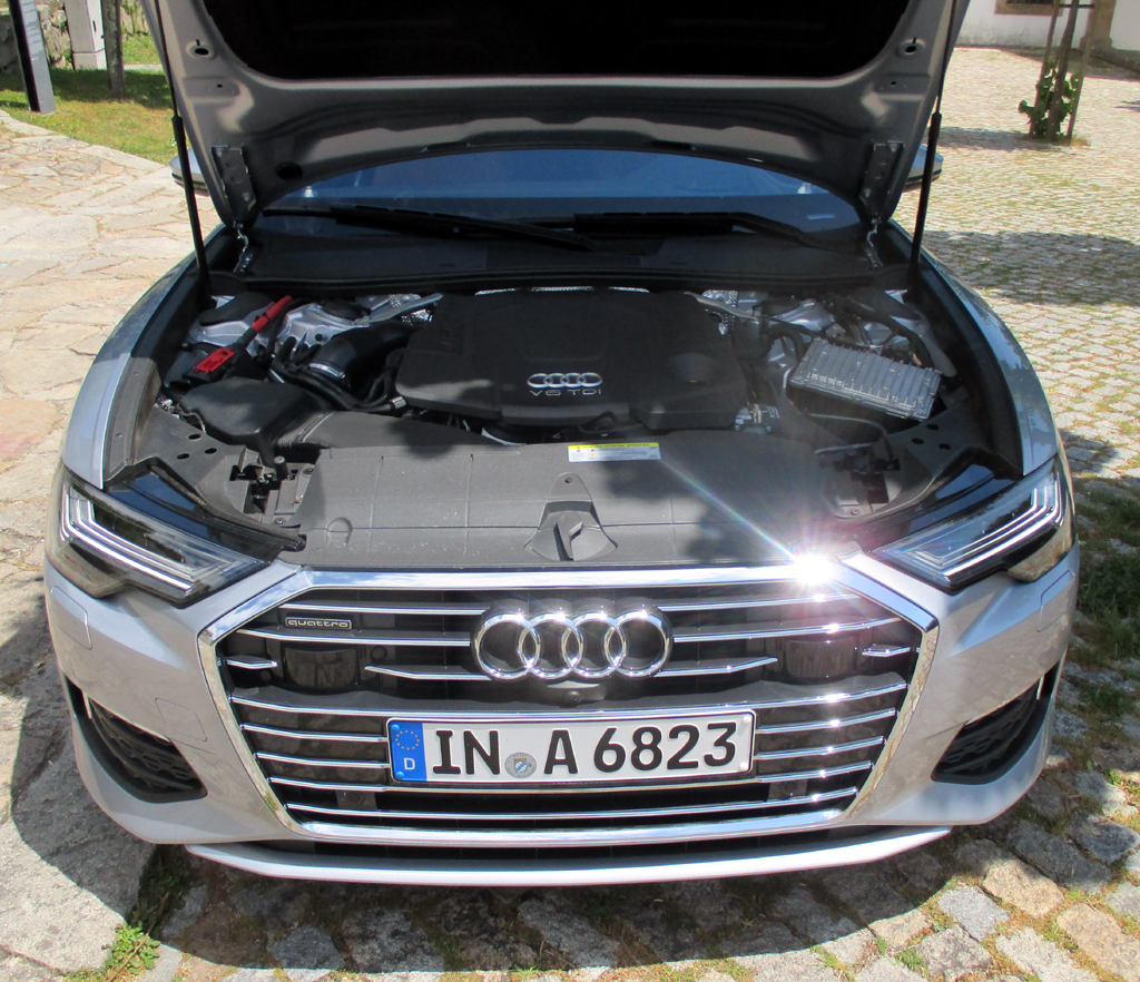 Audi A6: Der 3,0-Liter-Sechszylinder-Turbodiesel leistet in diesem Fall 231 PS.