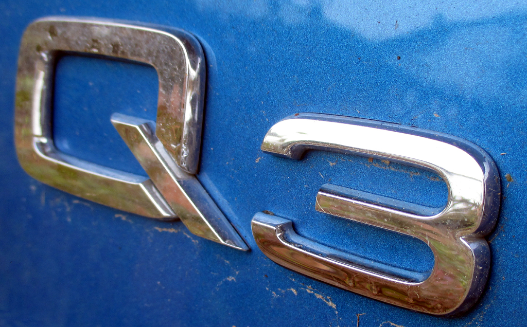 Audi Q3: Modellkennung am Heck.