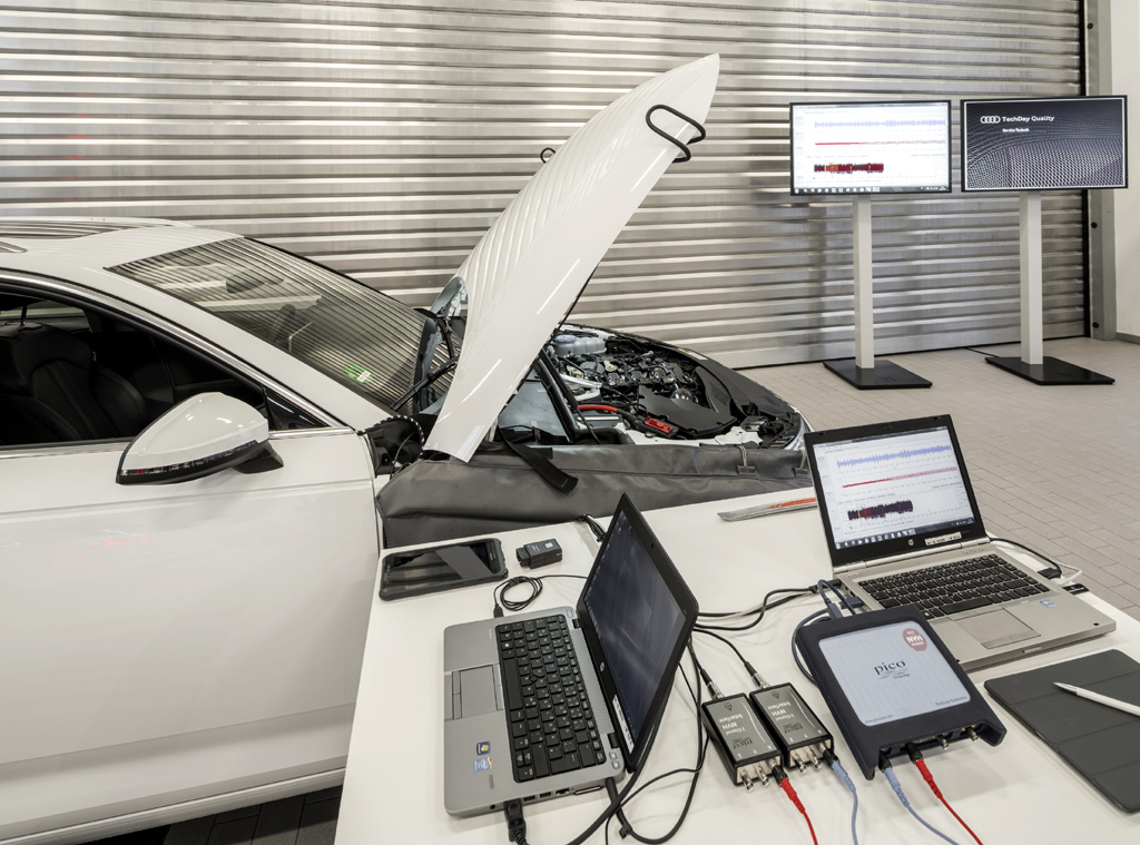 Audi-Qualitätssicherung, Servicetechnik: Deren Kernaufgabe ist die technische Fahrzeuganalyse.