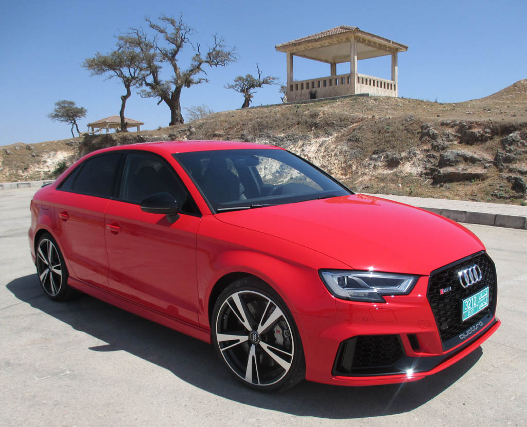 Audi RS3, hier als Limousine. Fotos: Koch