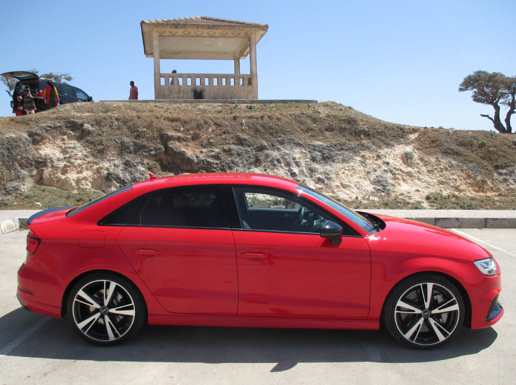 Audi RS3: Und so sieht der kompakte Spitzensportler von der Seite aus.