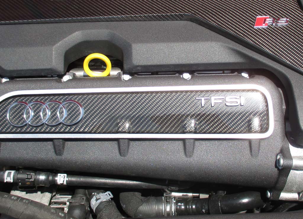 Audi RS3: Bei dem Fünfzylinder handelt es sich um einen Turbobenzindirekteinspritzer.