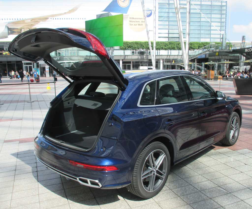 Audi SQ5: Das Gepäckabteil fasst 550 bis 1550 Liter.