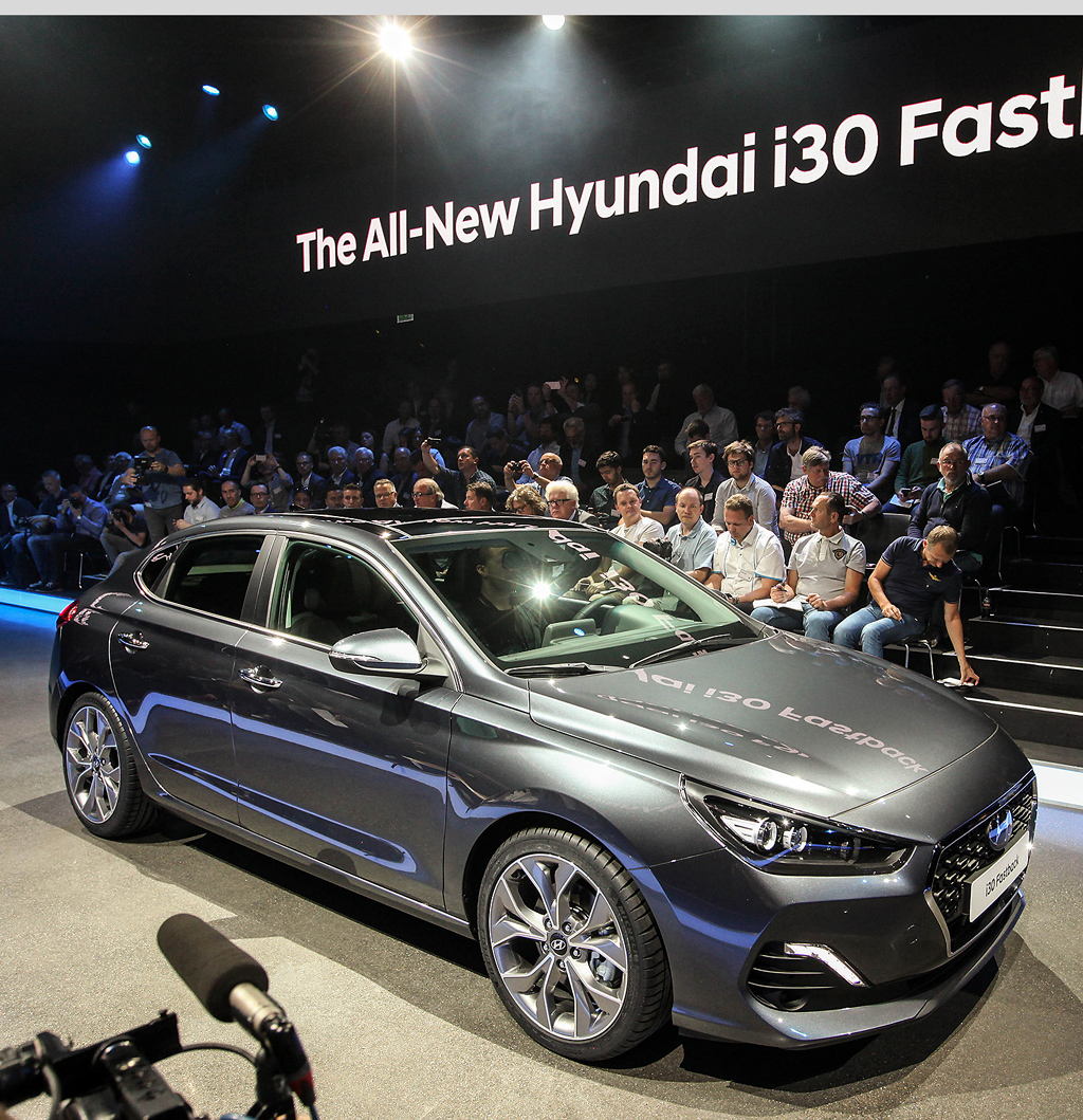 Produktneuheit 2018: Hyundai i30 Fastback. Foto: Waldinger