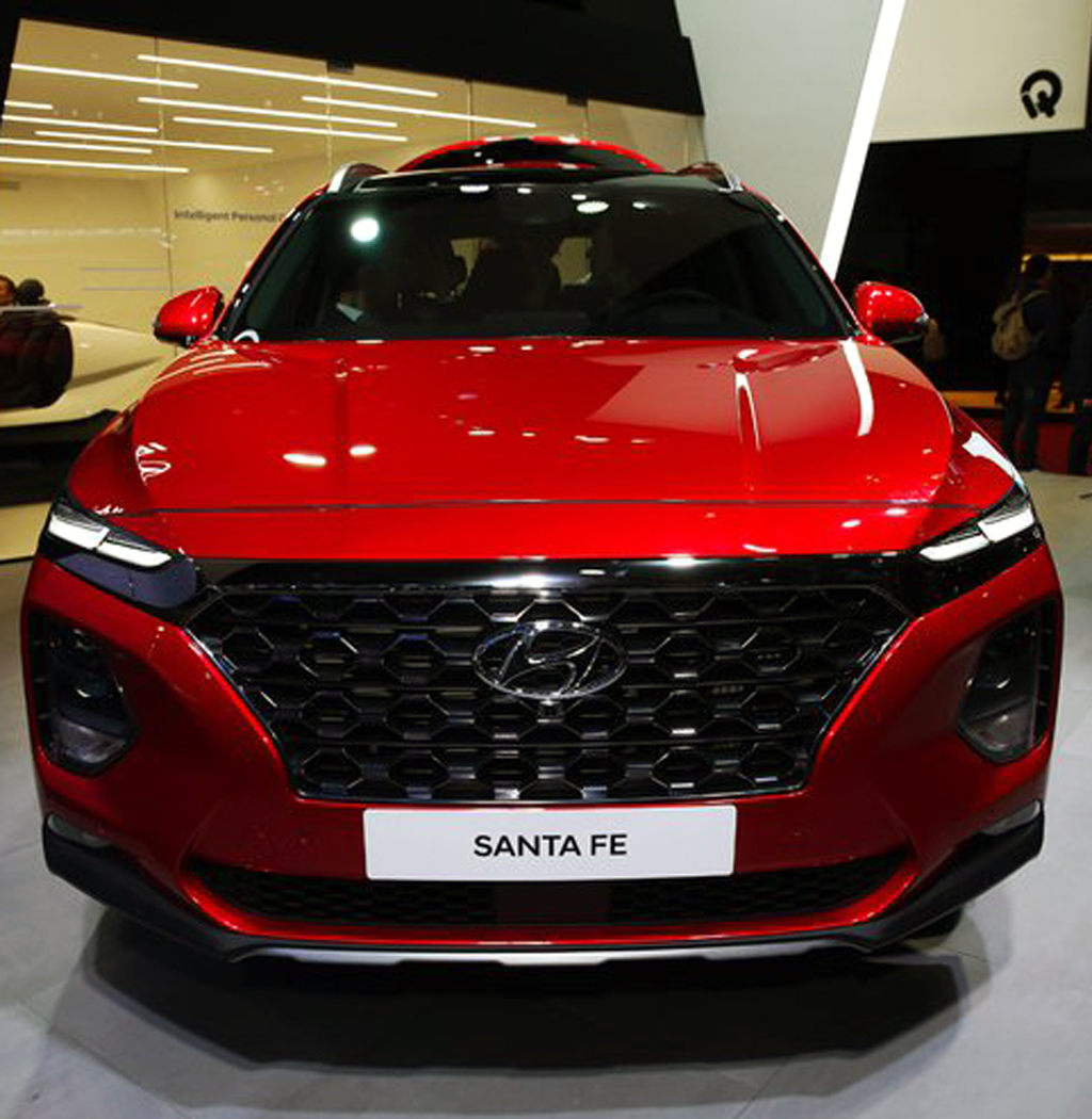 Premiere beim Autosalon in Genf: Hyundai Santa Fe.
