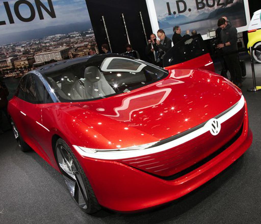 Premiere beim Autosalon in Genf: VW I.D. Vizzion.