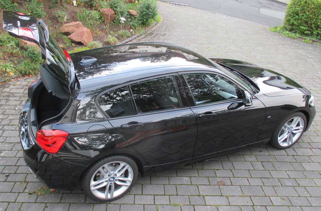 BMW 120d: Das Gepäckabteil fasst 360 bis 1200 Liter.