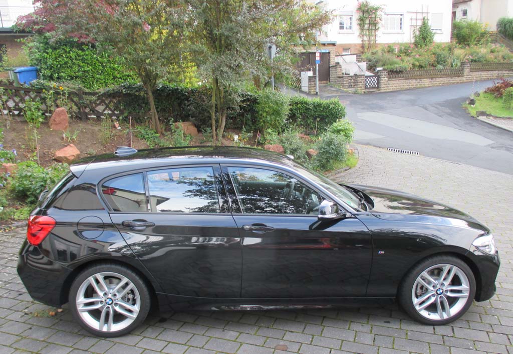 BMW 120d: Und so sieht das sportliche Schrägheckmodell von der Seite aus.