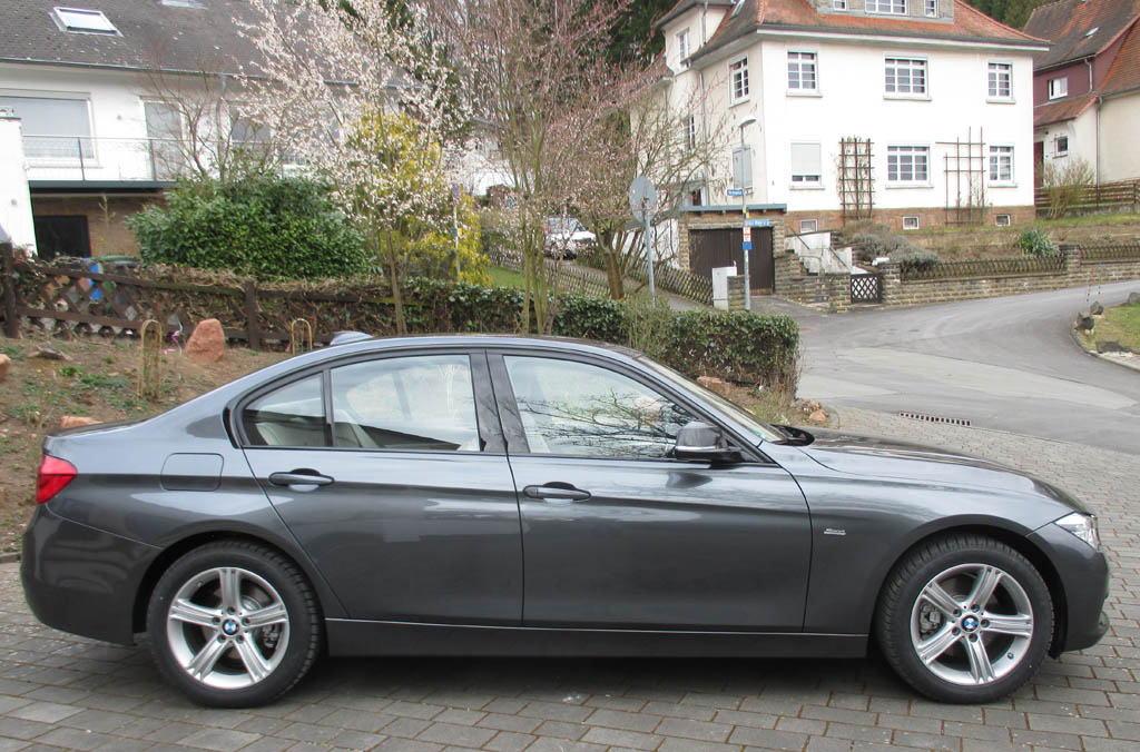 BMW 320d: So sieht das Premium-Kompaktmodell von der Seite aus.