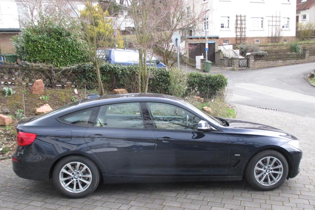 BMW 3er GT: Und so sieht der "Limousinen-Kombi" von der Seite aus.