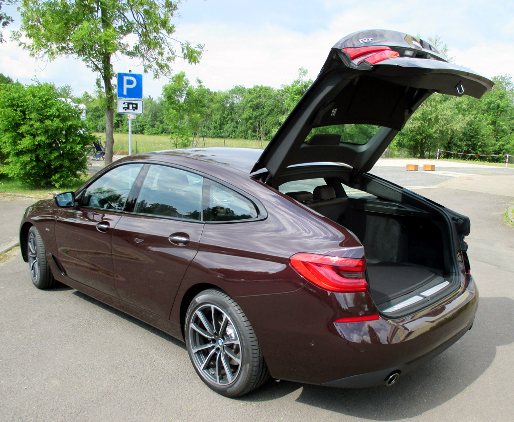 BMW 6er GT: Das große Gepäckabteil fasst 610 bis 1800 Liter.
