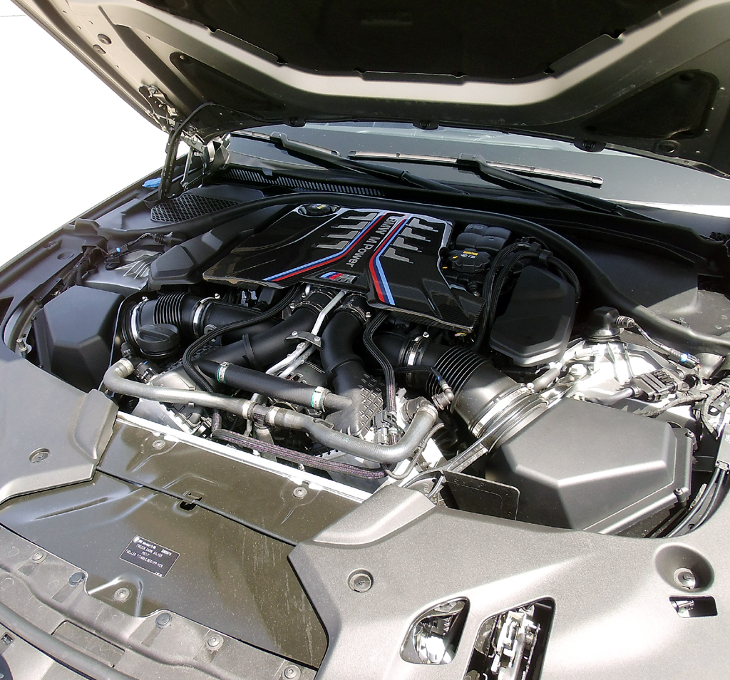 BMW M5 Competition: Der 4,4-Liter-Achtzylinder-Turbo leistet 625 PS.
