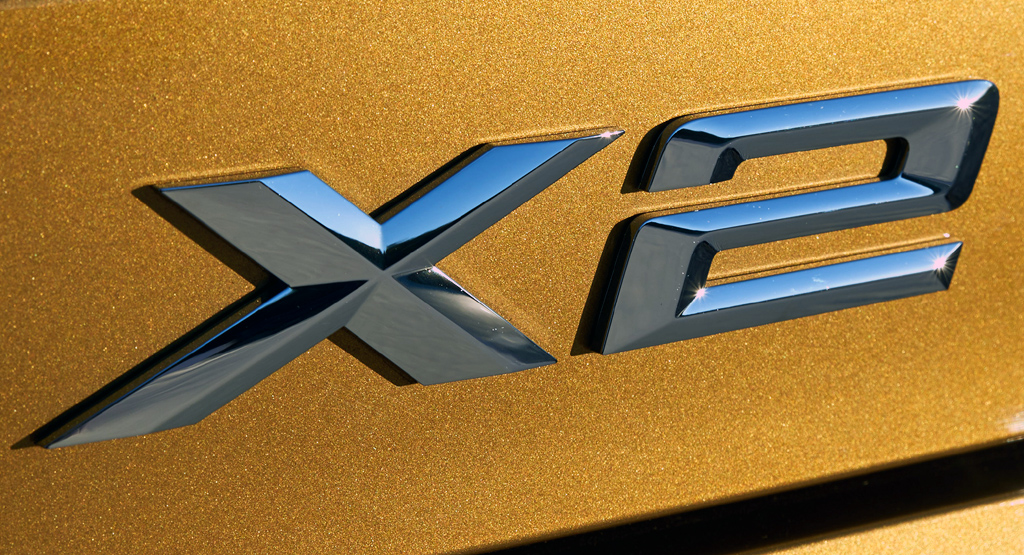 BMW X2: Modellkennung am Heck.