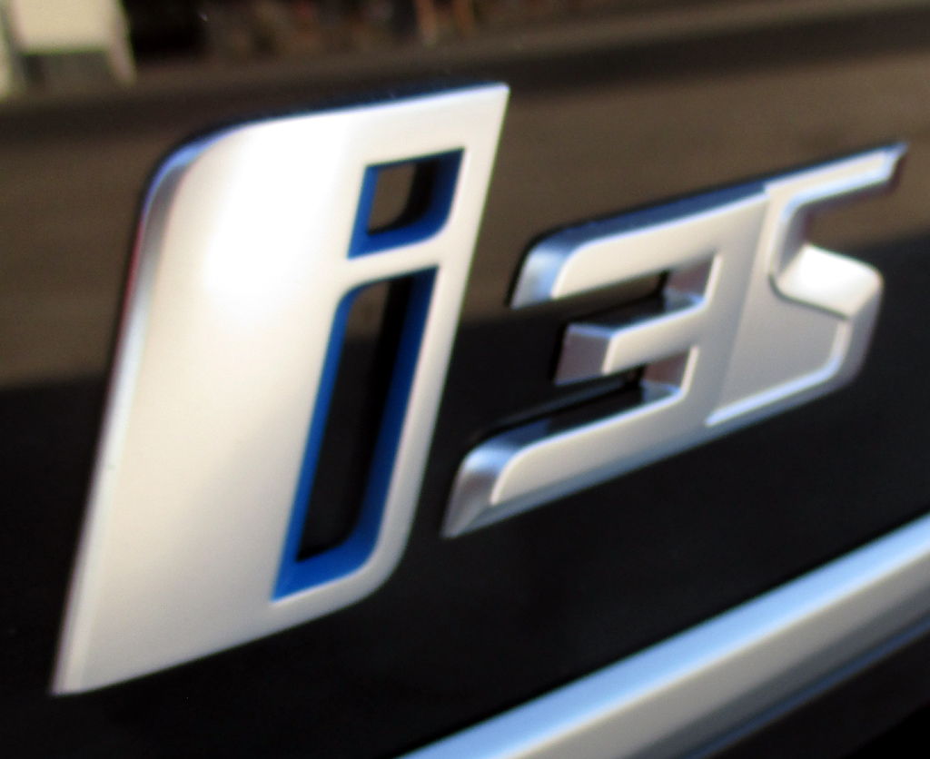 BMW i3s: Modellkennung am Heck.