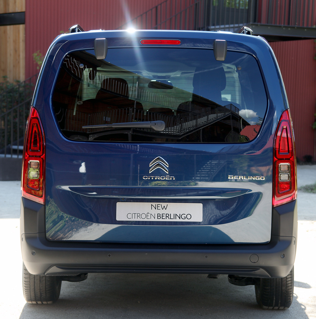 Citroën Berlingo: Blick auf die Heckpartie.