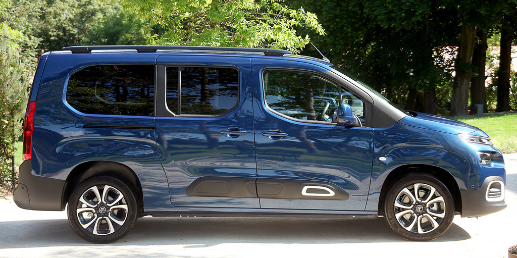 Citroën Berlingo: Und so sieht die Neuauflage von der Seite aus.