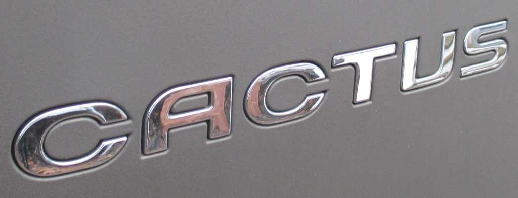 Citroën C4 Cactus: Modellschriftzug am Heck.
