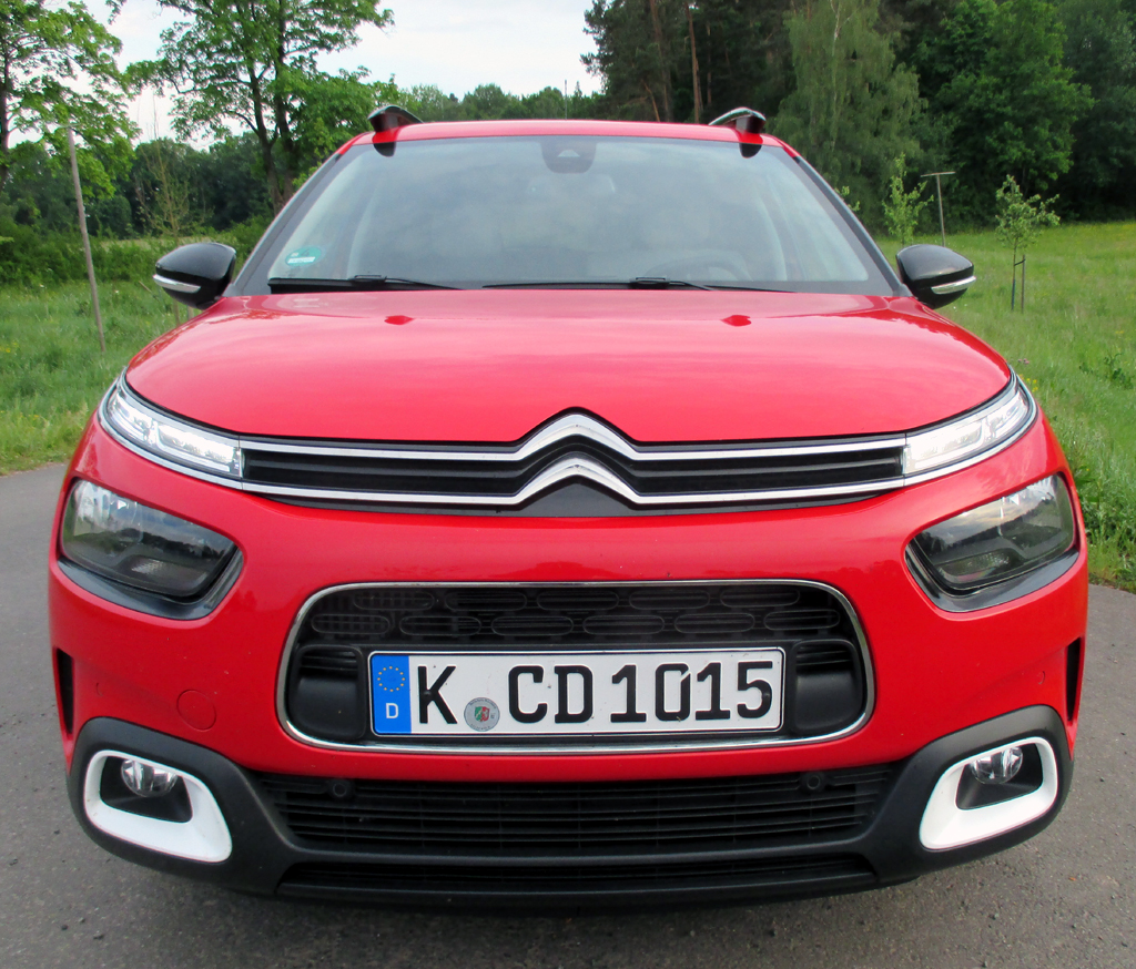 Citroën C4 Cactus: Die Frontpartie wirkt markant. Fotos: Koch