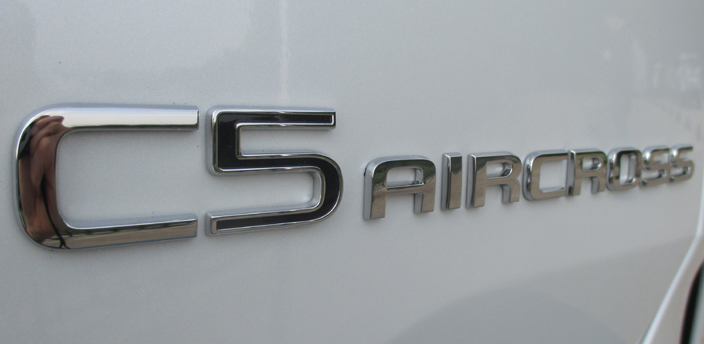 Citroën C5 Aircross: Modellschriftzug am Heck.