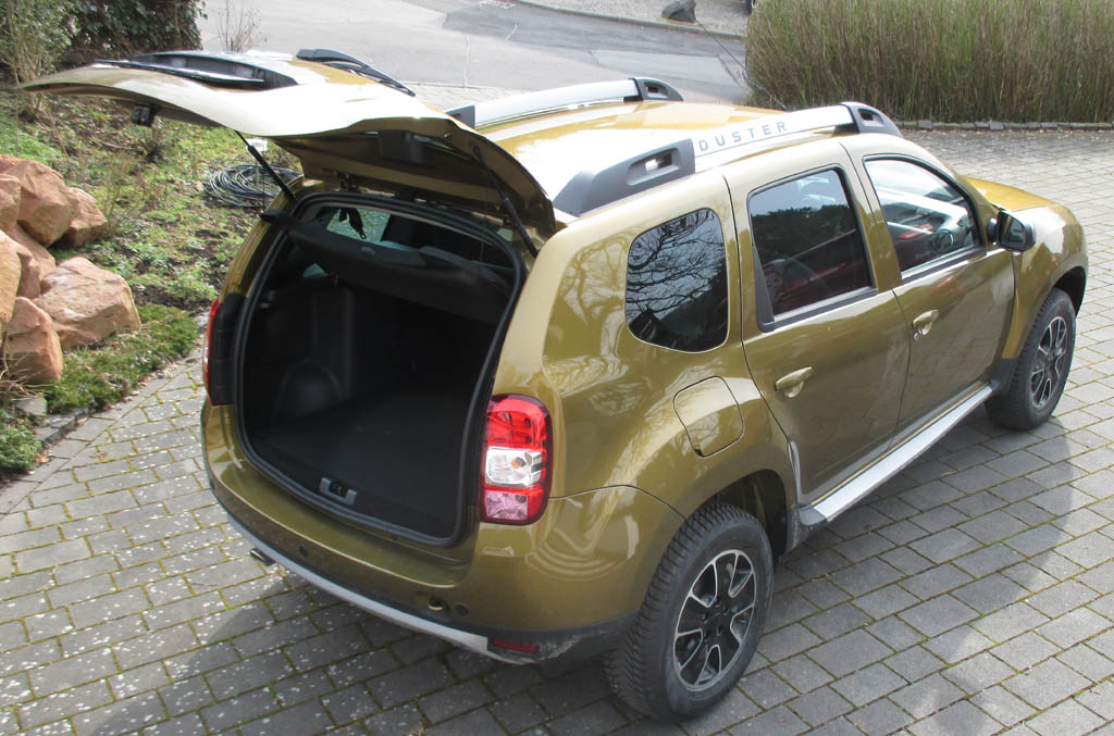Dacia Duster: Das Stauabteil des Allradlers fasst 443 bis 1604 Liter.