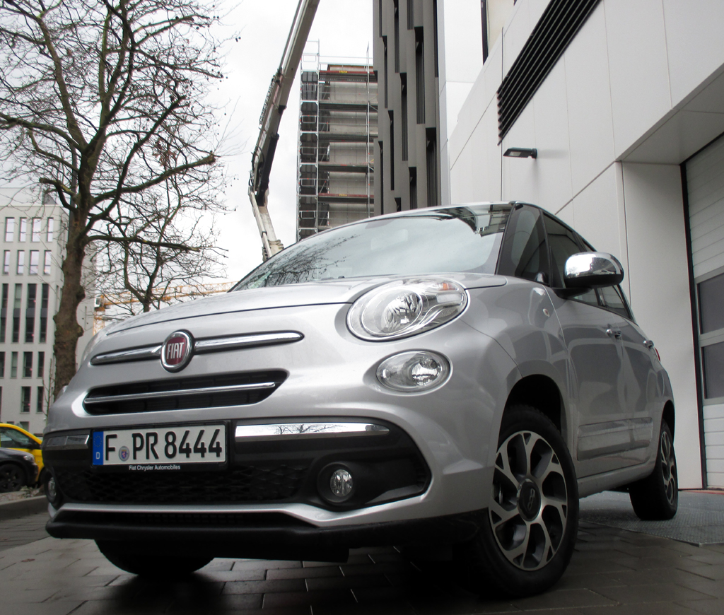 Der Fiat 500L gehört mit zur Erdgasflotte der Italiener.