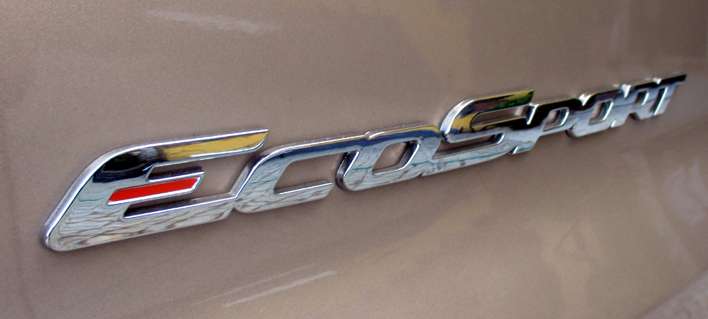 Ford EcoSport: Modellschriftzug auf der Hecktür.
