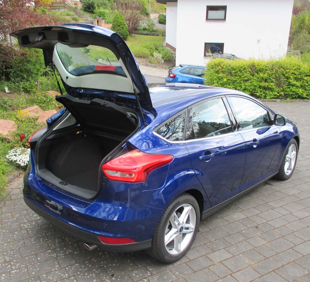 Ford Focus: Das Gepäckabteil fasst 277 bis 1262 Liter.