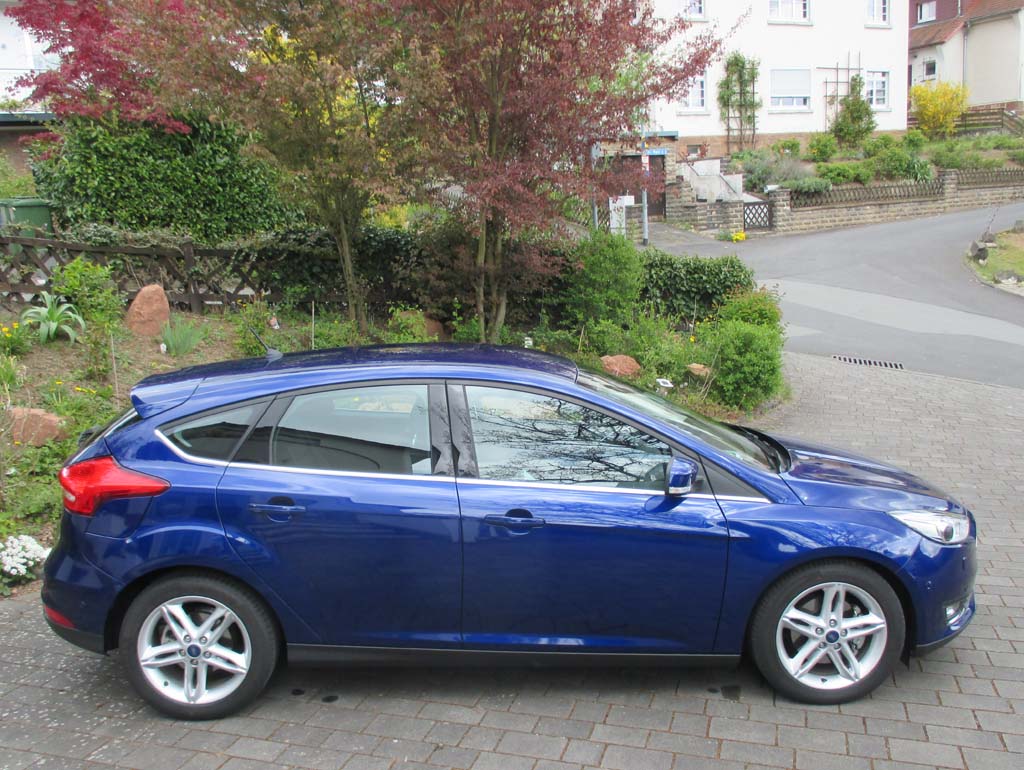 Ford Focus: Und so sieht das Kompaktmodell von der Seite aus.