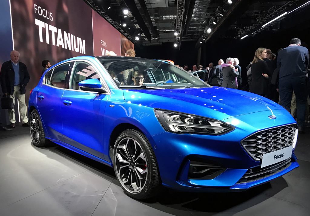 Ford Focus: Bei der Neuauflage, hier die fünftürige Fließhecklimousine, handelt es sich um die vierte Generation. Fotos: Grebe