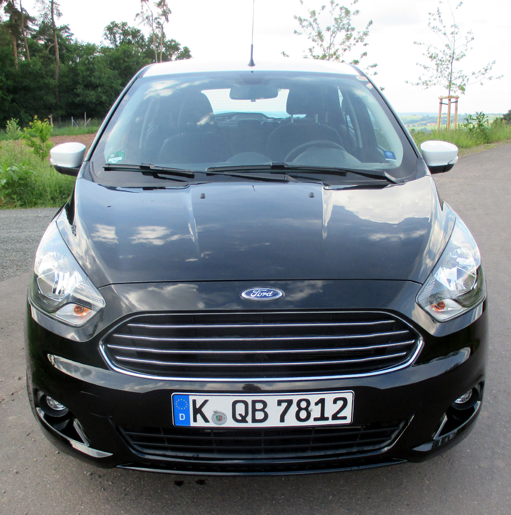 Ford Ka+: Blick auf die Frontpartie. Fotos: Koch