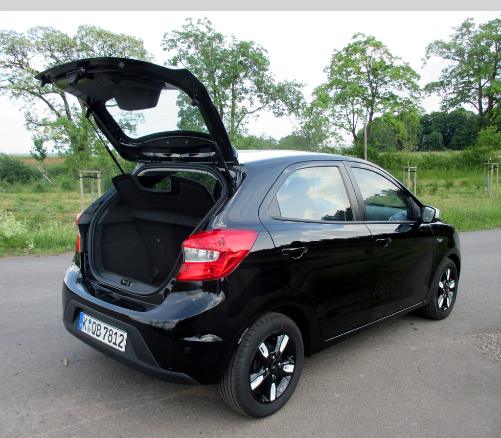 Ford Ka+: Das Gepäckabteil fasst 270 bis 849 Liter.