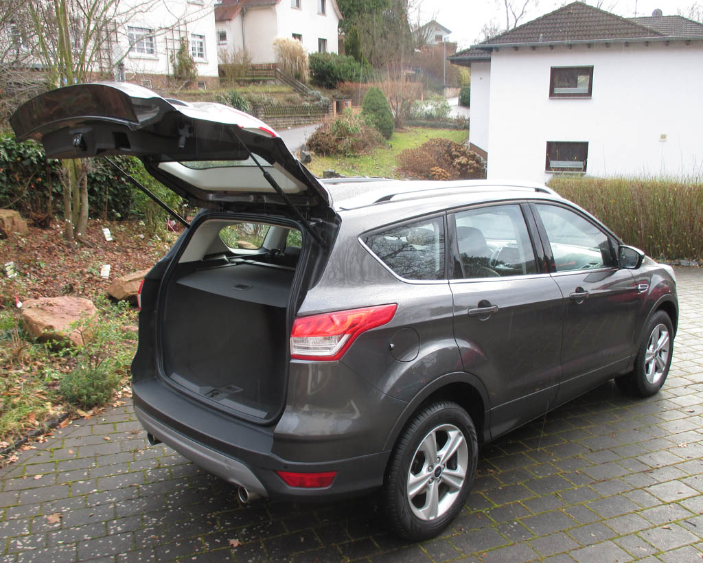 Ford Kuga: Das Gepäckabteil der Allradvariante fasst 425 bis 1568 Liter.