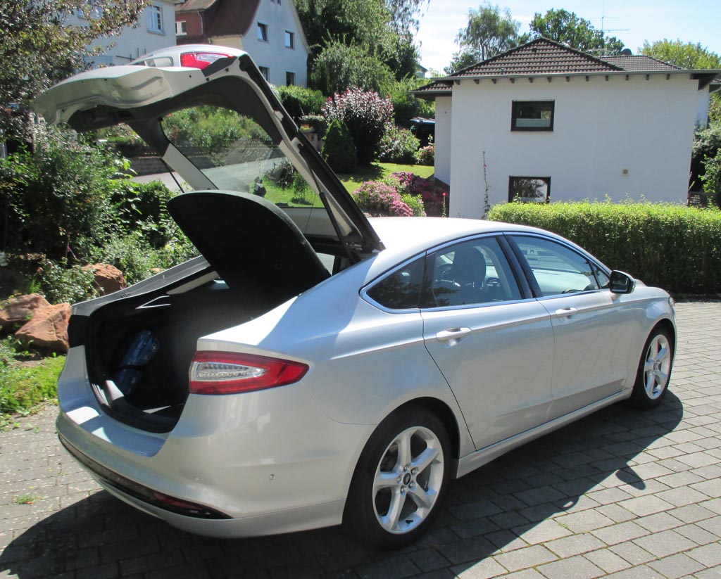Ford Mondeo: Das Gepäckabteil fasst 458 bis 1446 Liter.