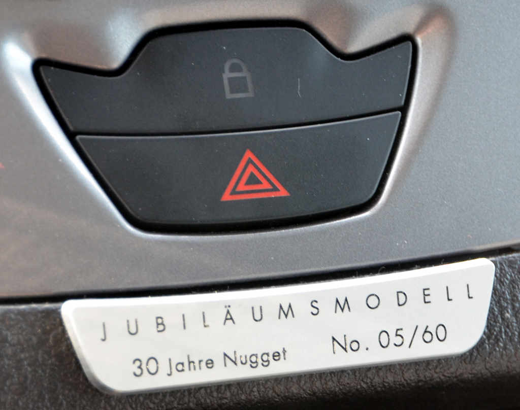 Ford Nugget: Be idem Testwagen handelte es sich um ein Jubiläumsmodell.