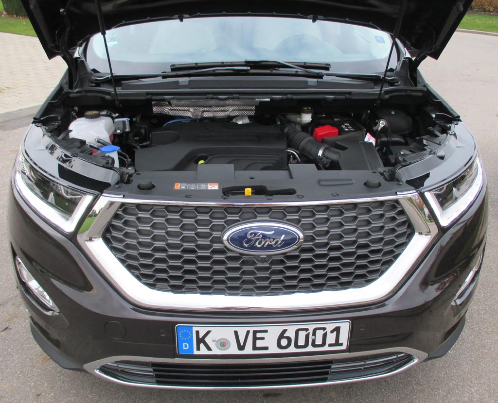 Ford Edge Vignale: Blick unter die Haube. Zwei Diesel stehen zur Wahl.