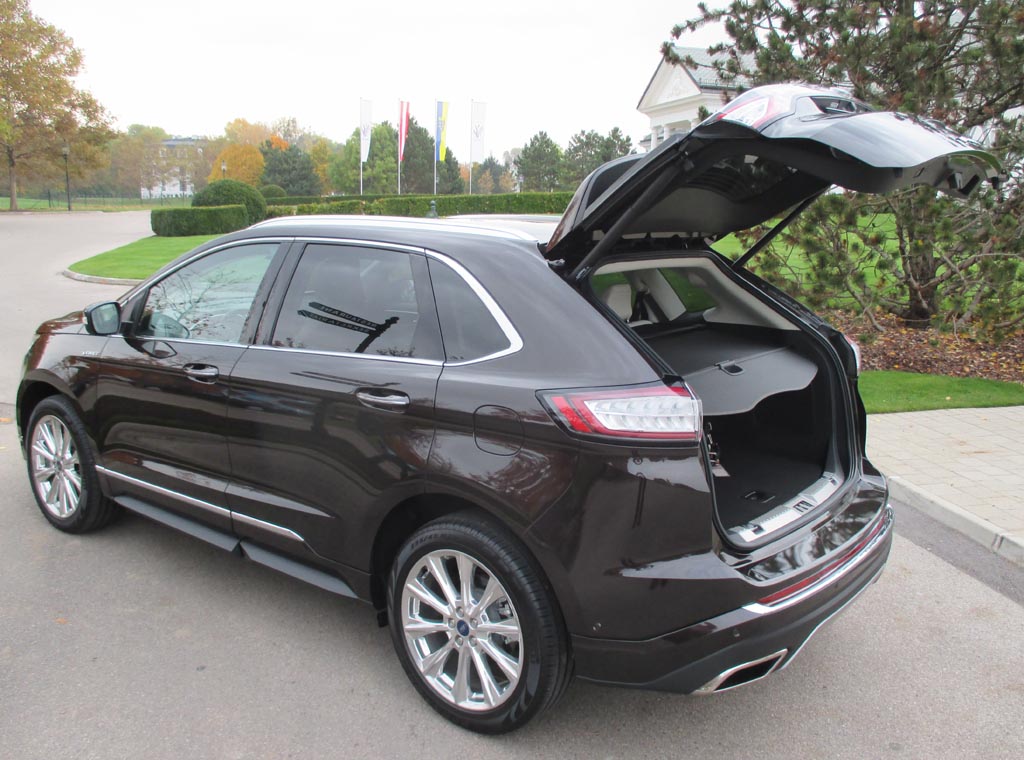 Ford Edge Vignale: Das Gepäckabteil fasst in diesem Fall sogar 602 bis 1847 Liter.
