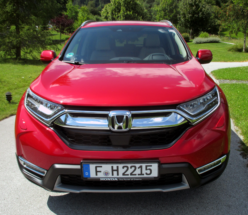 Honda CR-V: Blick auf die Frontpartie. Fotos: Koch