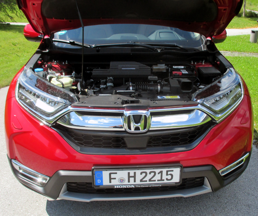 Honda CR-V: Blick unter die Haube auf den 1,5-Liter-Turbo.