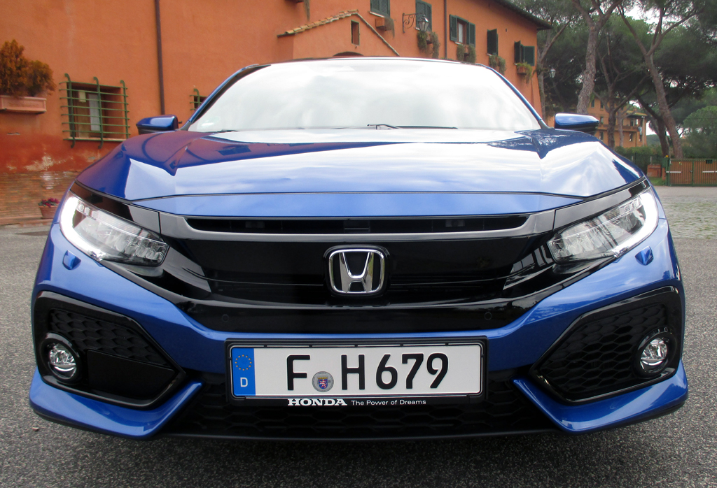 Honda Civic Diesel: Blick auf die Frontpartie. Fotos: Koch
