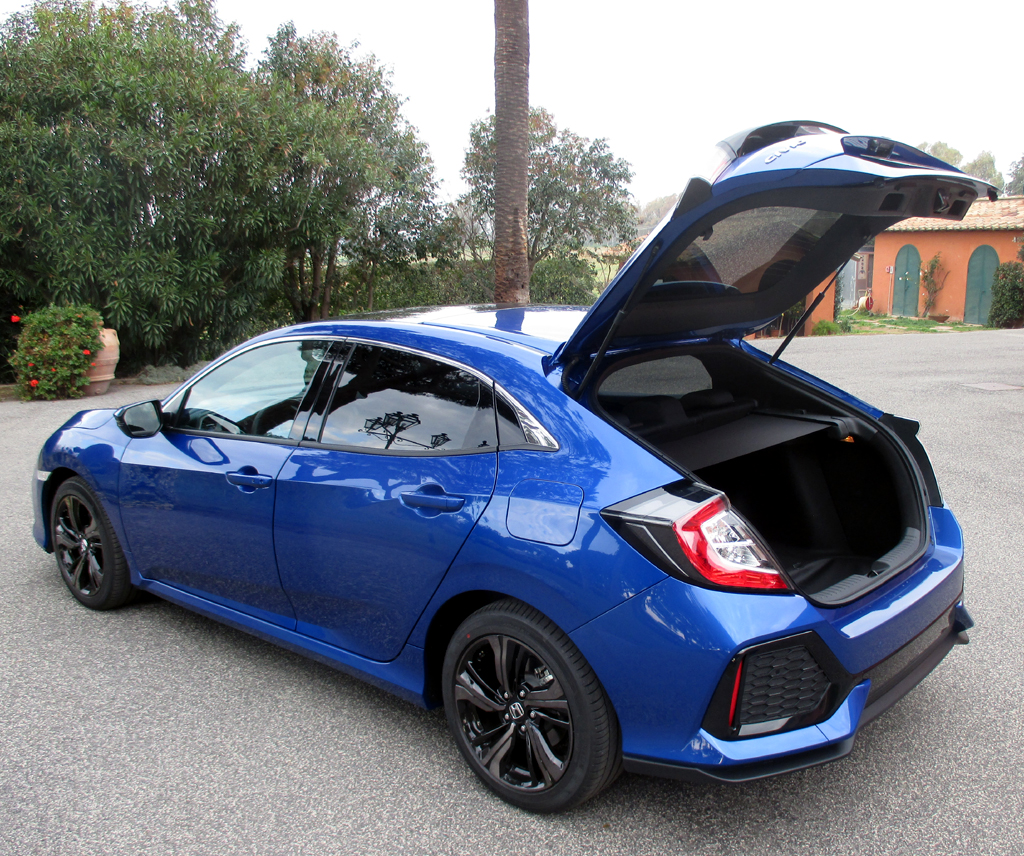 Honda Civic Diesel: Das Gepäckabteil des Fünftürers fasst 420 bis 1245 Liter.