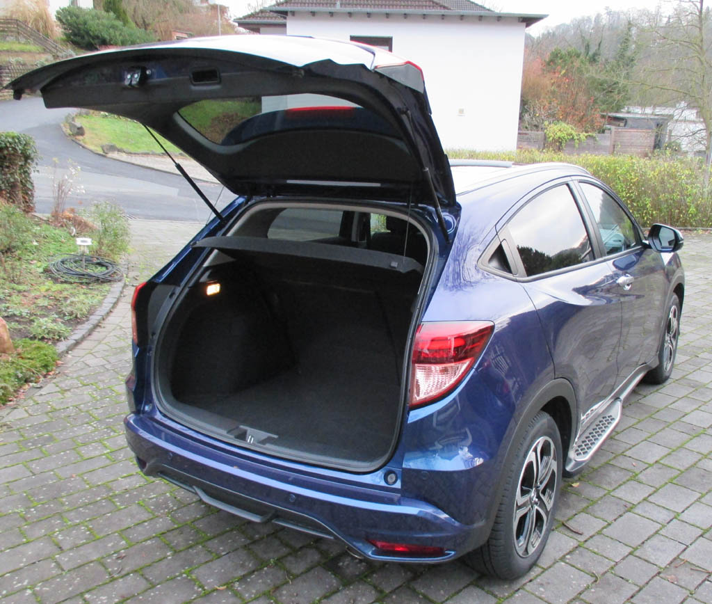 Honda HR-V: Das Gepäckabteil fasst 453 bis 1026 Liter. 
