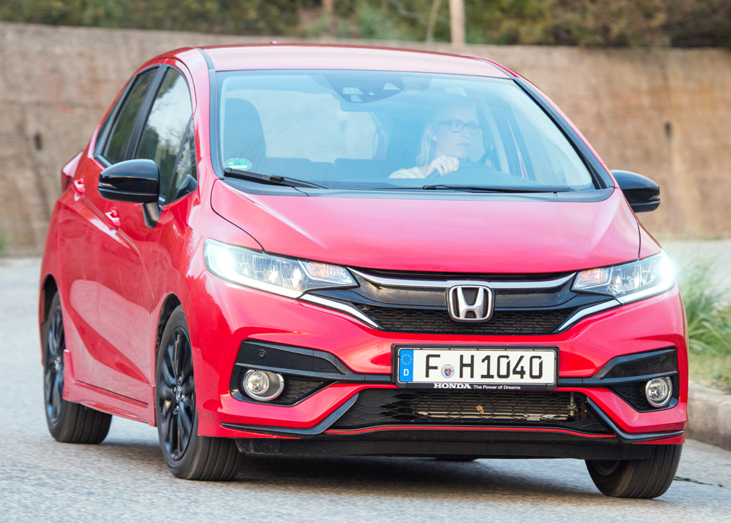 Honda Jazz: Blick auf die Frontpartie. Fotos: Koch