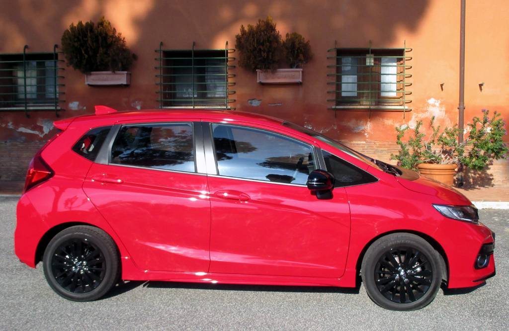 Honda Jazz: Und so sieht der Kleinwagen von der Seite aus.