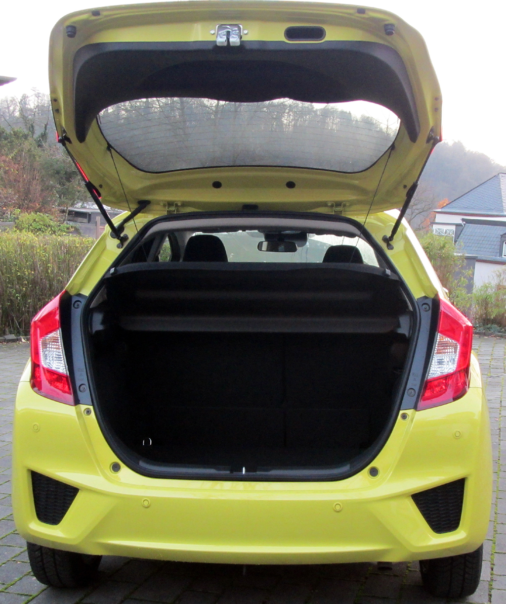 Honda Jazz: Das Gepäckabteil fasst jetzt 354 bis 1314 Liter.