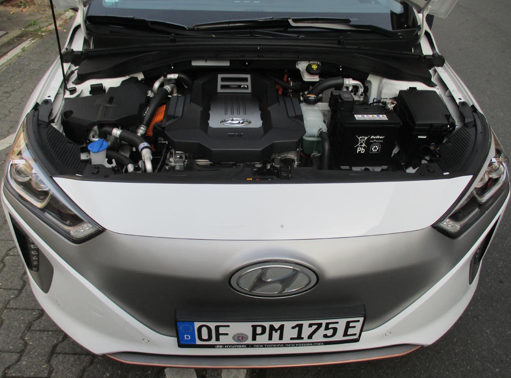 Hyundai Ionig Elektro: Blick unter die Haube.