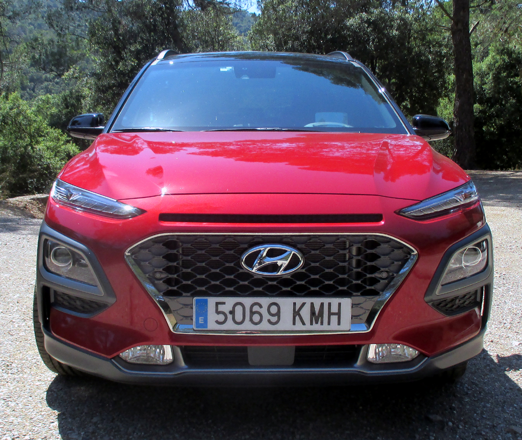 Hyundai Kona: Blick auf die Frontpartie. Fotos: Koch